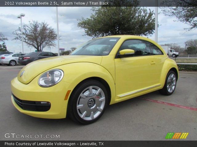 2012 Volkswagen Beetle 2.5L in Saturn Yellow