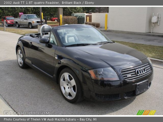 2002 Audi TT 1.8T quattro Roadster in Brilliant Black