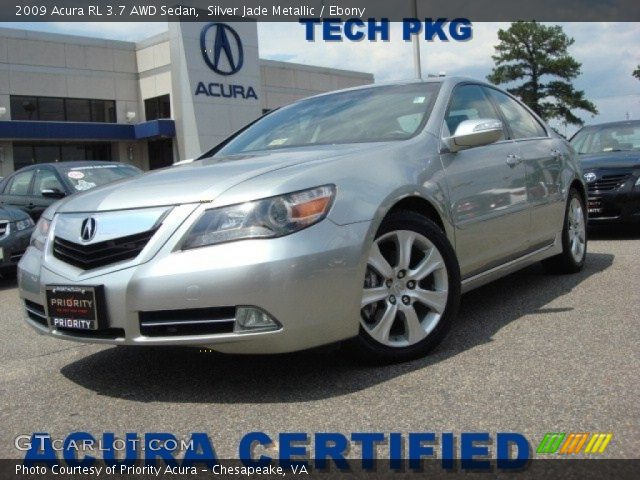 2009 Acura RL 3.7 AWD Sedan in Silver Jade Metallic