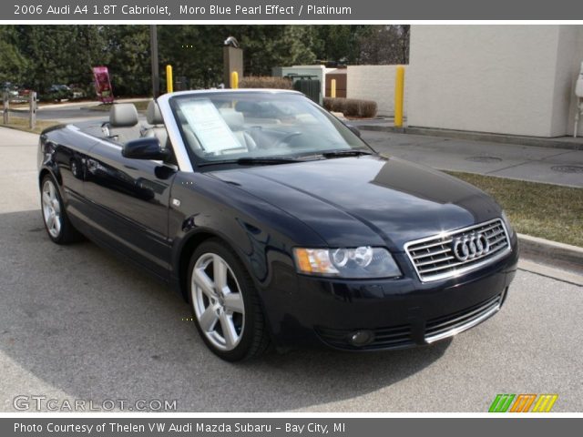 2006 Audi A4 1.8T Cabriolet in Moro Blue Pearl Effect