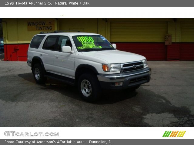 1999 Toyota 4Runner SR5 in Natural White