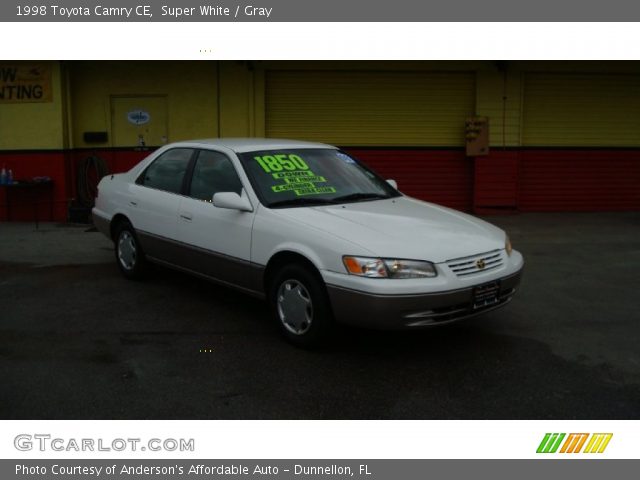 1998 Toyota Camry CE in Super White