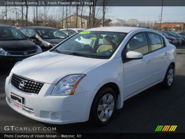2009 Nissan Sentra 2.0 in Fresh Powder White