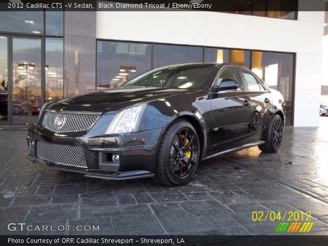 2012 Cadillac CTS -V Sedan in Black Diamond Tricoat