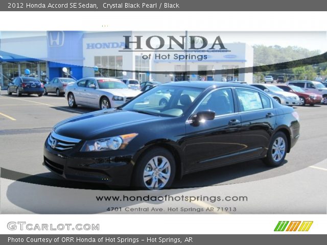 2012 Honda Accord SE Sedan in Crystal Black Pearl