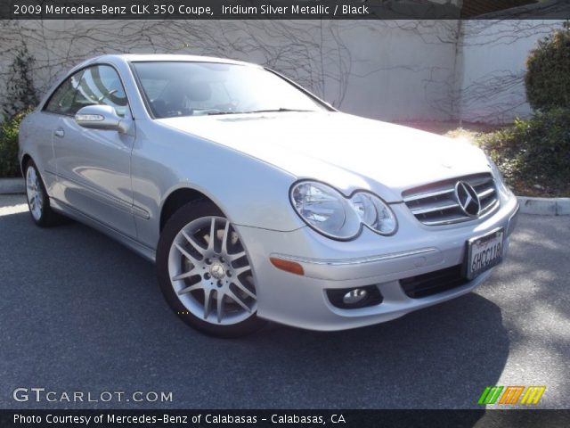 2009 Mercedes-Benz CLK 350 Coupe in Iridium Silver Metallic