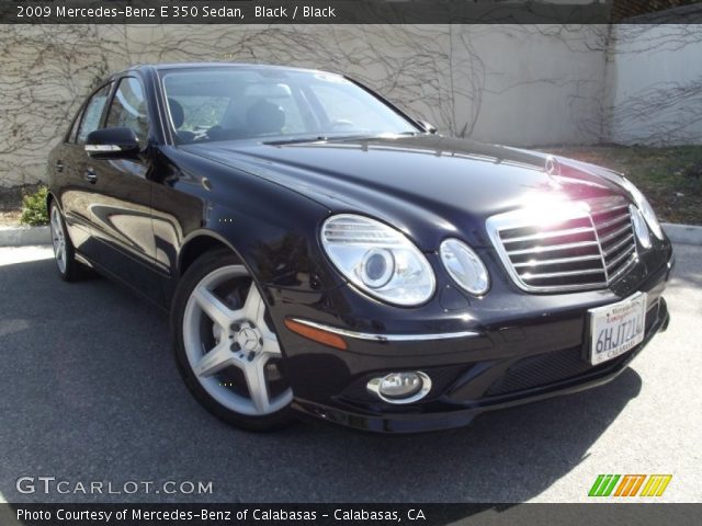 2009 Mercedes-Benz E 350 Sedan in Black