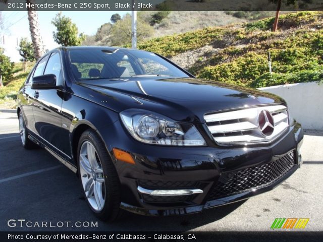 2012 Mercedes-Benz C 250 Sport in Black