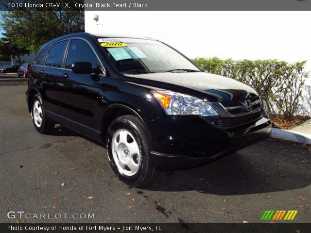 2010 Honda CR-V LX in Crystal Black Pearl