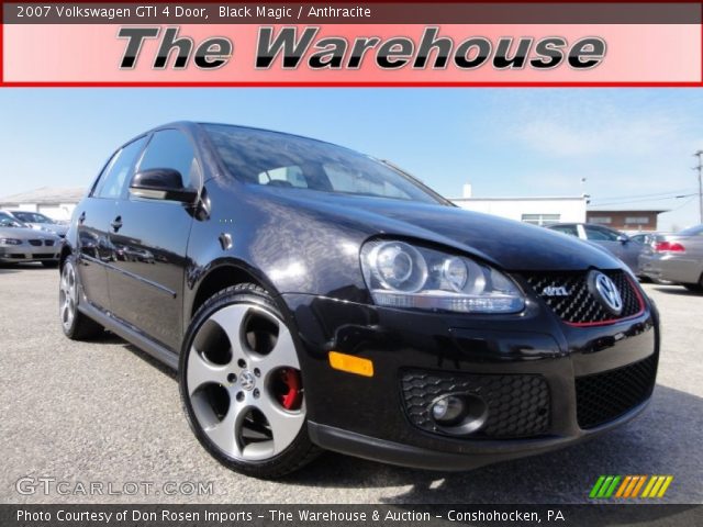 2007 Volkswagen GTI 4 Door in Black Magic