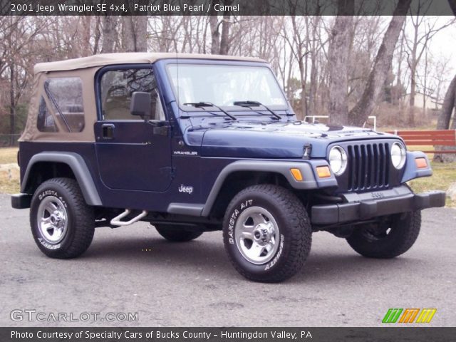 2001 Jeep Wrangler SE 4x4 in Patriot Blue Pearl