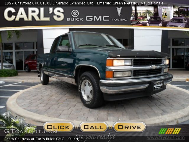 1997 Chevrolet C/K C1500 Silverado Extended Cab in Emerald Green Metallic