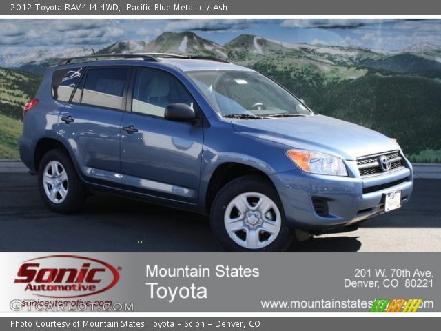 2012 Toyota RAV4 I4 4WD in Pacific Blue Metallic