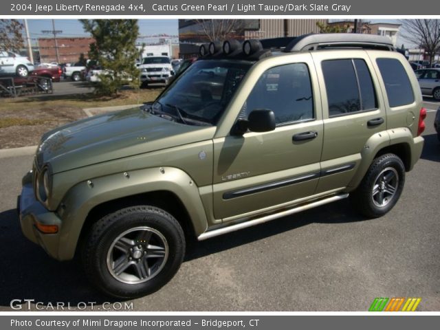 2004 Jeep Liberty Renegade 4x4 in Cactus Green Pearl