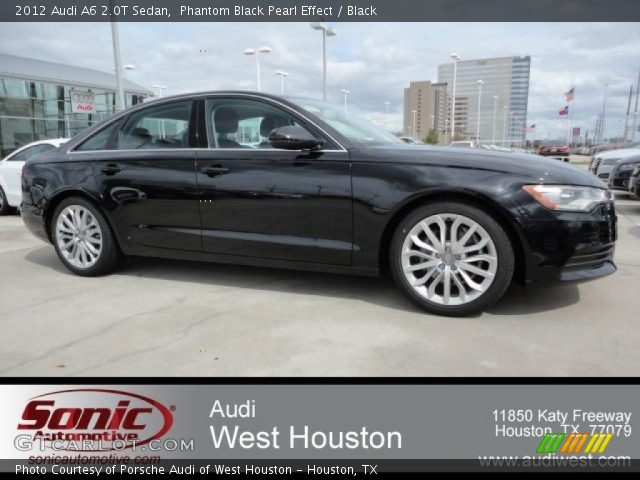 2012 Audi A6 2.0T Sedan in Phantom Black Pearl Effect