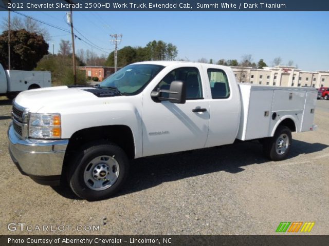 2012 Chevrolet Silverado 2500HD Work Truck Extended Cab in Summit White