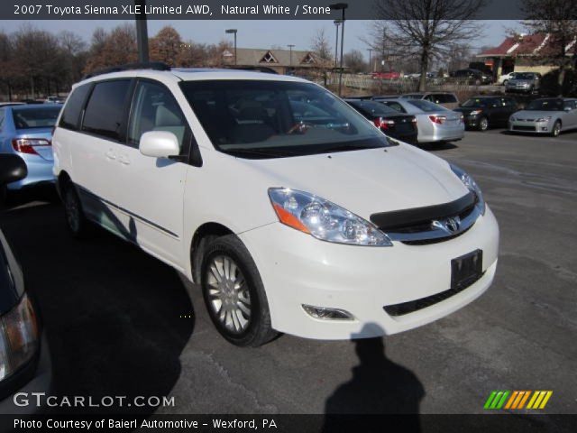 2007 Toyota Sienna XLE Limited AWD in Natural White