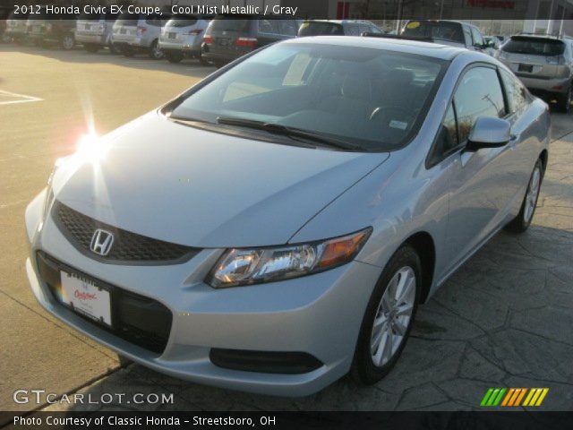 2012 Honda Civic EX Coupe in Cool Mist Metallic