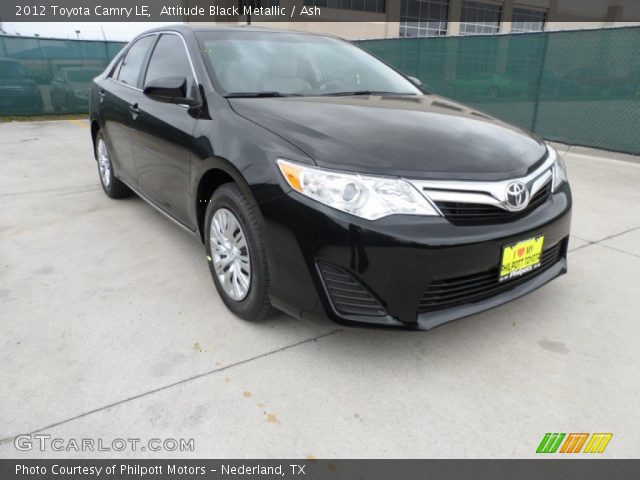 2012 Toyota Camry LE in Attitude Black Metallic