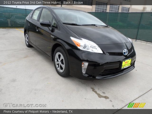 2012 Toyota Prius 3rd Gen Three Hybrid in Black