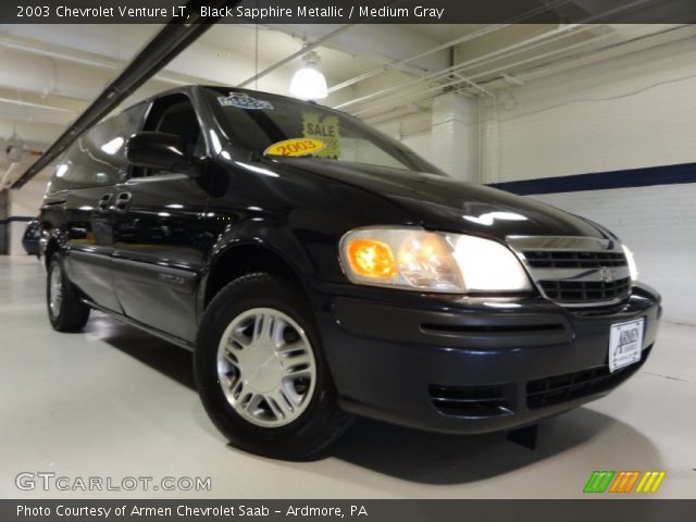 2003 Chevrolet Venture LT in Black Sapphire Metallic