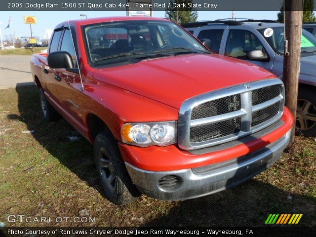 2005 Dodge Ram 1500 ST Quad Cab 4x4 in Flame Red