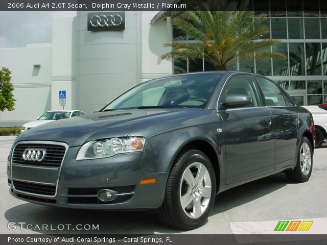 2006 Audi A4 2.0T Sedan in Dolphin Gray Metallic