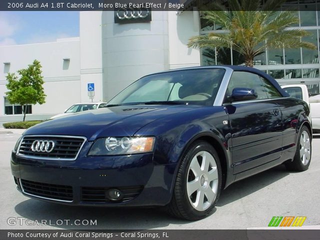 2006 Audi A4 1.8T Cabriolet in Moro Blue Pearl Effect