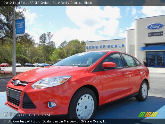 2012 Ford Focus SE SFE Sedan in Race Red