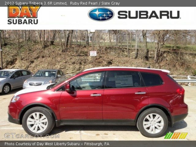 2012 Subaru Tribeca 3.6R Limited in Ruby Red Pearl