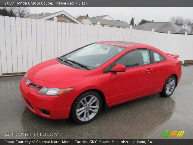 2007 Honda Civic Si Coupe in Rallye Red