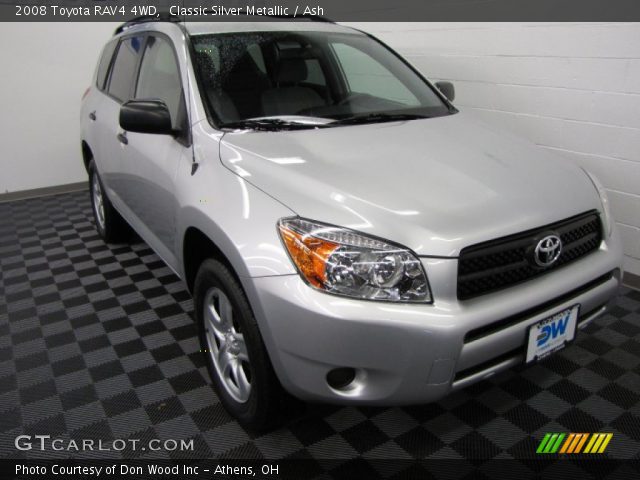 2008 Toyota RAV4 4WD in Classic Silver Metallic
