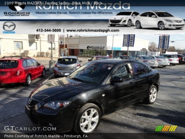 2009 Mazda MAZDA3 i Touring Sedan in Black Mica