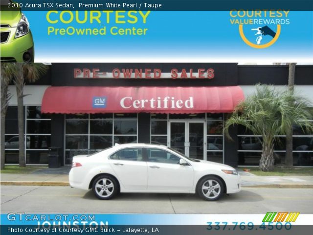 2010 Acura TSX Sedan in Premium White Pearl