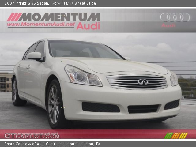2007 Infiniti G 35 Sedan in Ivory Pearl
