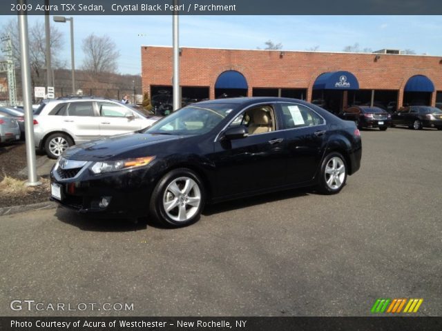 2009 Acura TSX Sedan in Crystal Black Pearl