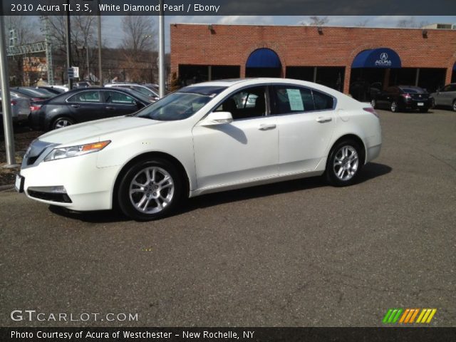 2010 Acura TL 3.5 in White Diamond Pearl
