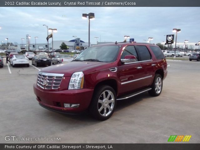 2012 Cadillac Escalade Luxury in Crystal Red Tintcoat