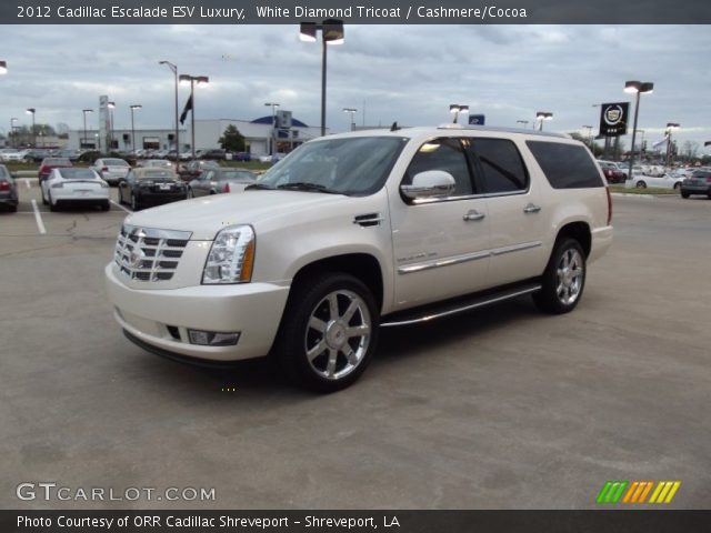 2012 Cadillac Escalade ESV Luxury in White Diamond Tricoat