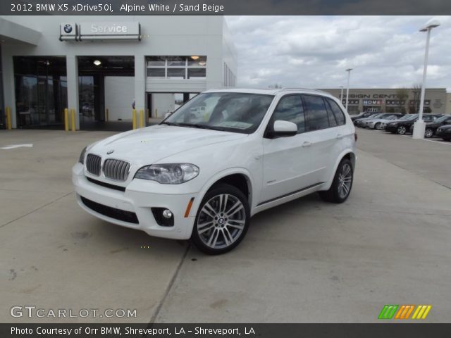 2012 BMW X5 xDrive50i in Alpine White