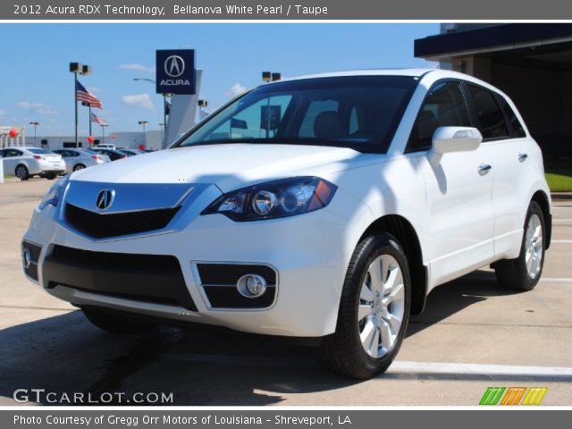 2012 Acura RDX Technology in Bellanova White Pearl