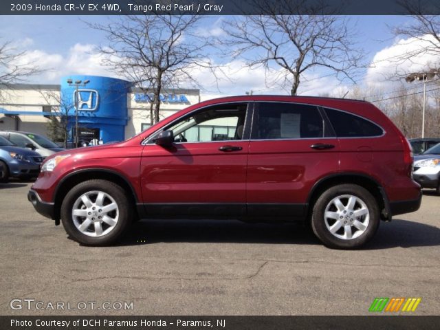 2009 Honda CR-V EX 4WD in Tango Red Pearl