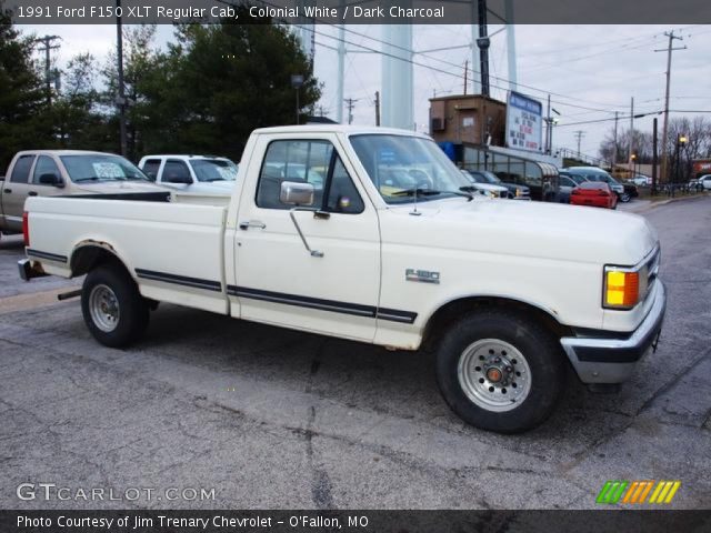 1991 Ford F150 XLT Regular Cab in Colonial White