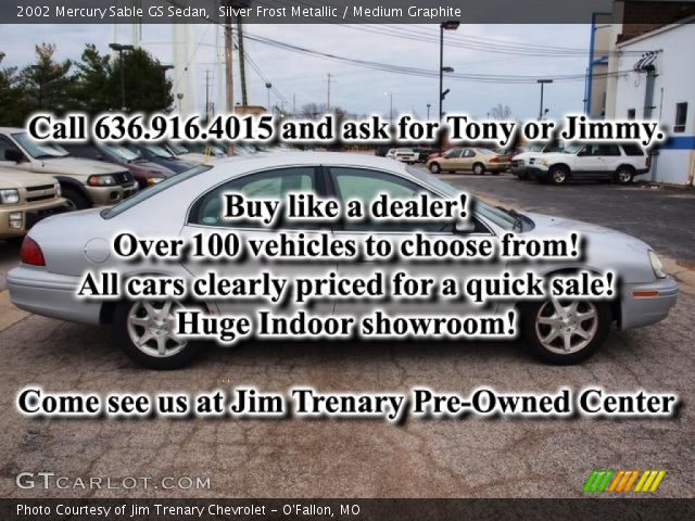 2002 Mercury Sable GS Sedan in Silver Frost Metallic