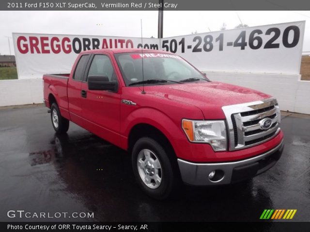 2011 Ford F150 XLT SuperCab in Vermillion Red