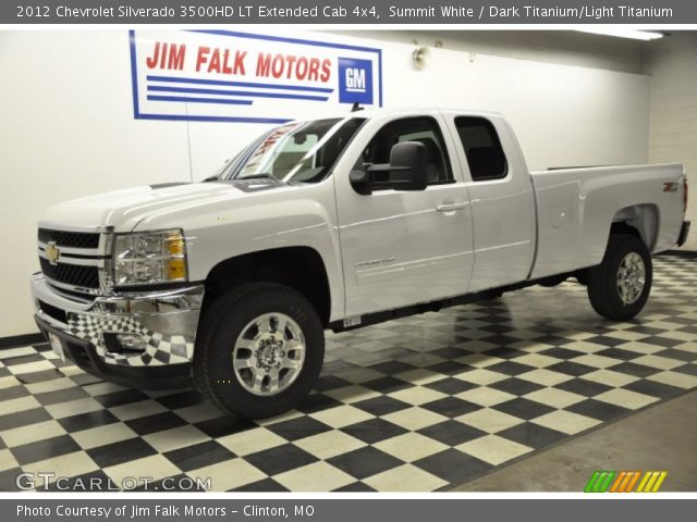 2012 Chevrolet Silverado 3500HD LT Extended Cab 4x4 in Summit White