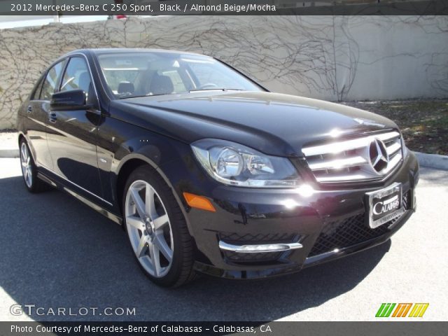 2012 Mercedes-Benz C 250 Sport in Black
