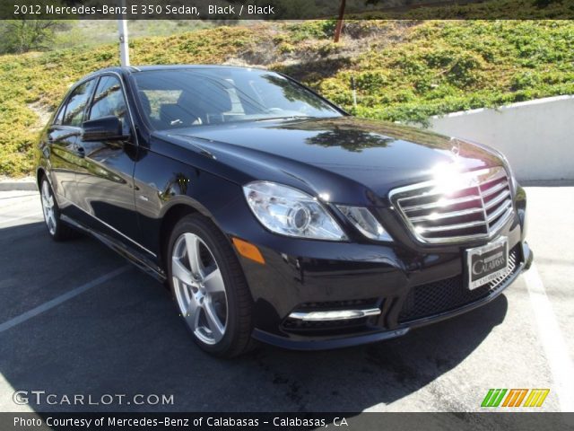 2012 Mercedes-Benz E 350 Sedan in Black