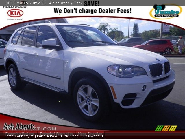 2012 BMW X5 xDrive35i in Alpine White