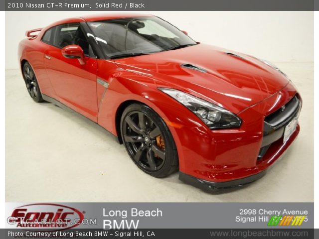 2010 Nissan GT-R Premium in Solid Red
